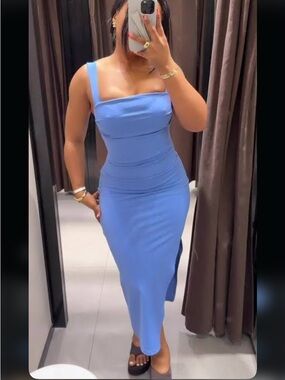 Zara Blue Dress